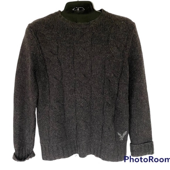 American Eagle Outfitters Other - American Eagle Vintage Wool Cashmere Cable Knit Sweater L